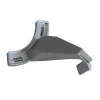 Mahlgradeinstellhebel silber für Saeco Royal Professional